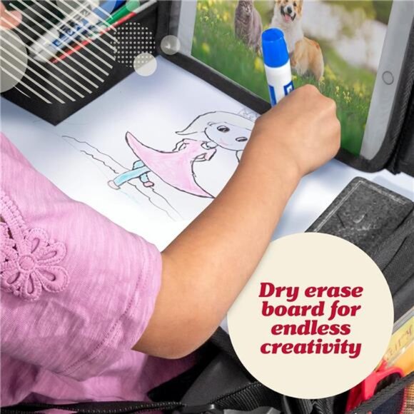 Car Seat Activity Tray - 600D Oxford Cloth, Planets - Toddler LapLap Tray - Picture 5 of 7